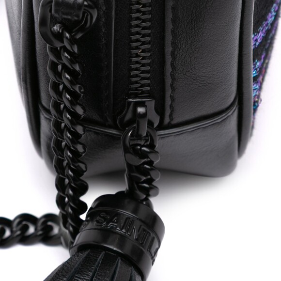 Auth Saint Laurent Canvas Metallic #170158S10B - Picture 9 of 12